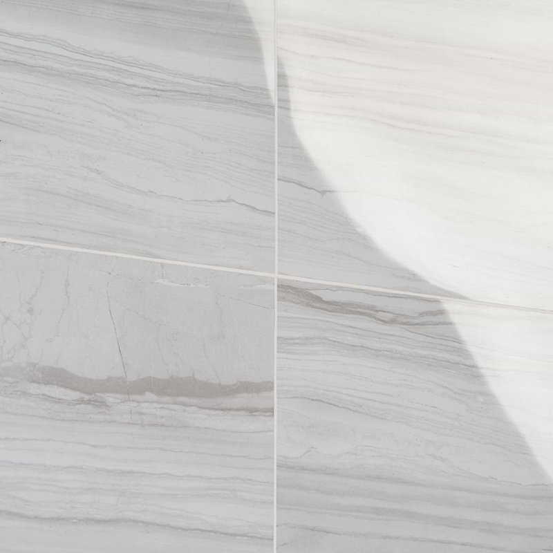 Dreamstone Luminus White 12X24 Porcelain Tile, Luminus White Polished