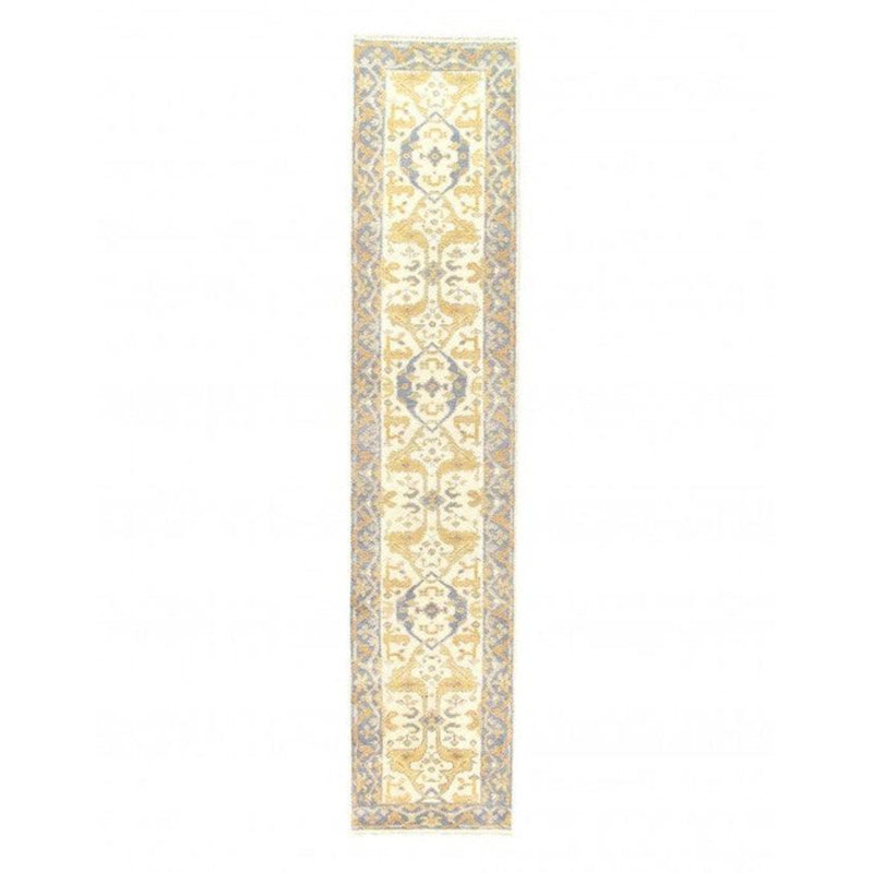Wool Oriental Area Rug in Ivory
