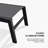 Latitude Run Outdoor Rust-Resistant Metal Chaise Lounge with Table-474560689