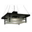 Luminaire suspendu 30 "carré Atlantis