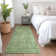 Premium Machine Washable Prisco Green Rug