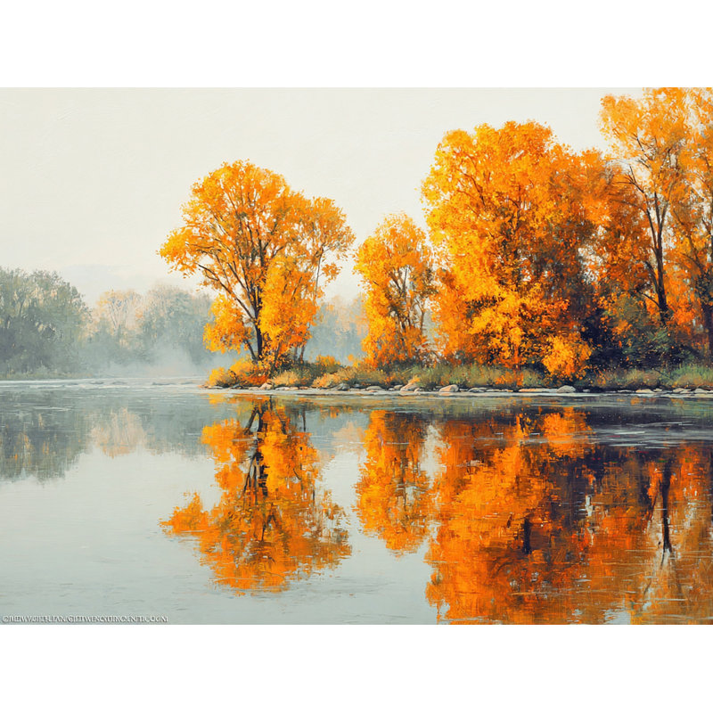 Autumn Reflections - Art mural sur toile tendue