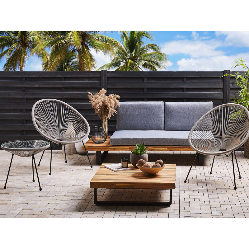 Broseley 2 Seater Bistro Set, Light Grey
