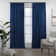 Double Pinch Pleat Extra Long & Extra Width Decorative Single Curtain Panel