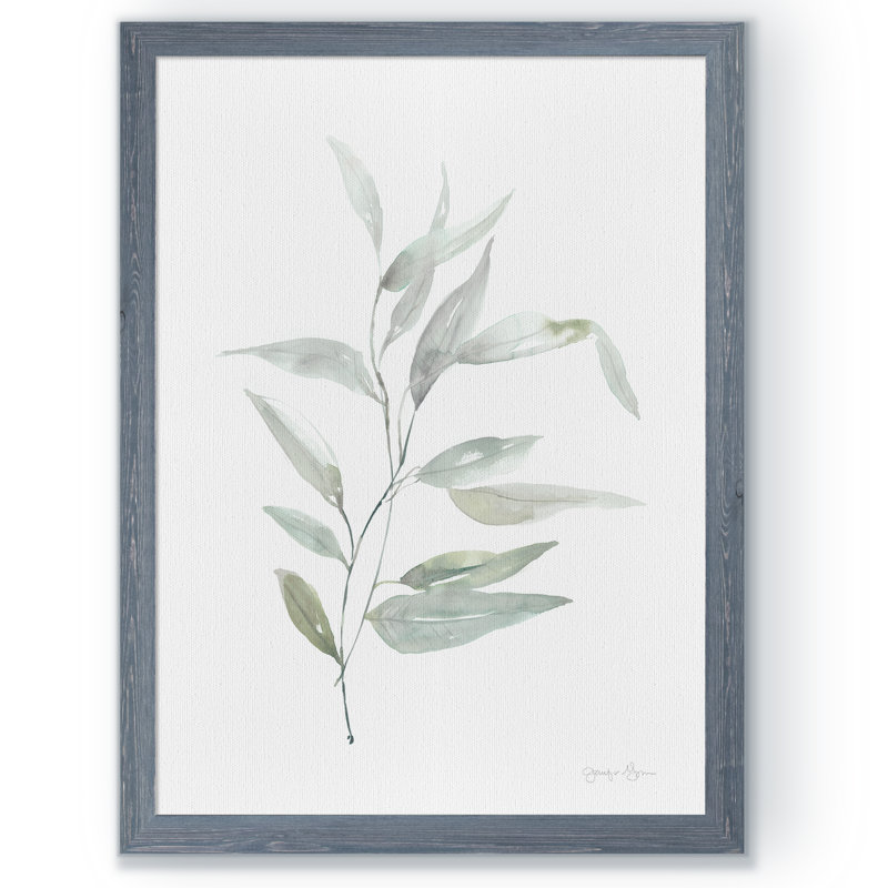 « ethereal eucalyptus ii » par paul cezanne-reproduction d’art sur image, H 24 po x l 18 po x P 1,25 po, Cadre de toile gris
