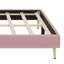 Lit plateforme tapissier Menlo-1017991396