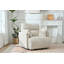 Fauteuil d'appoint surdimensionné avec repose-pieds et assise profonde Modera-117431362