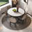 Retro round dining table-1827632057