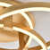 Alliber 3 - Light 23.23'' Simple Geometric LED Semi Flush Mount