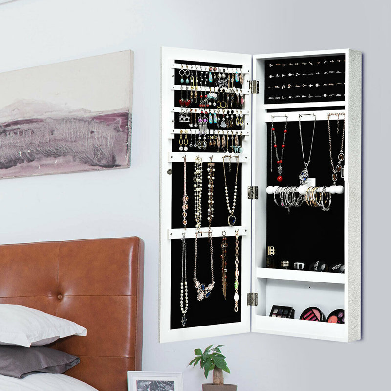 Armoire pour bijoux avec miroir Indi