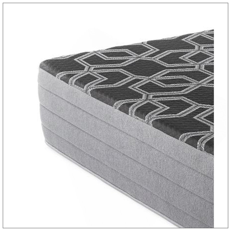 12" Smooth Top Hybrid Medium Plush Mattress, Extra-long Twin
