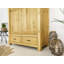 Mcchristian 2 Door Solid Wood Wardrobe