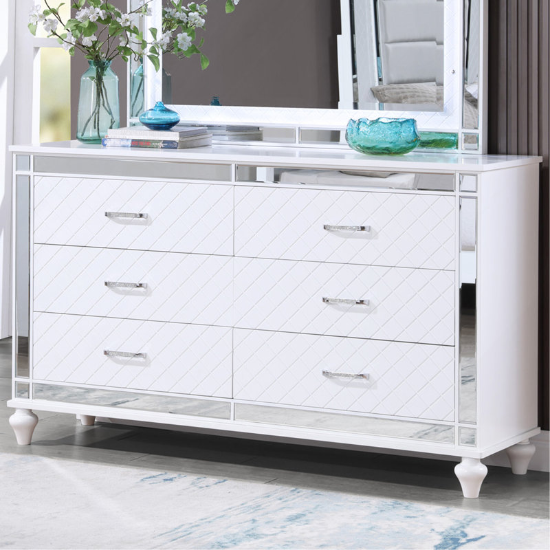 Commode Livorno G02790-D, champagne argenté