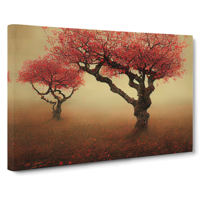 Amazing Apple Trees - Wrapped Canvas Print, 35cm H x 50cm W x 3cm D