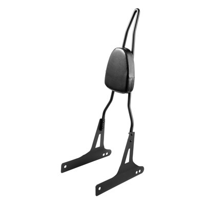 Sissy Bar pour dossier de motocyclette, compatible avec Harley-Davidson Dyna Street Glide, Road Glide et Road King, dossier amovible de 29 pouces de hauteur, noir