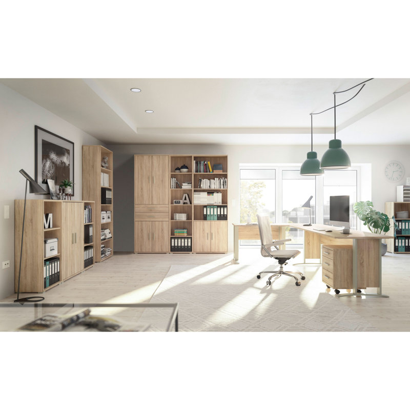 2 Drawer Filing Cabinet, Sonoma Oak