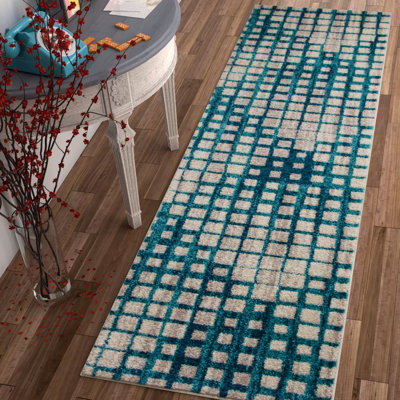 Margert Chequered Area Rug