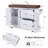 Modern 53" Kitchen Islands With Multi-Storage-920666386