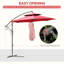 Parasol Aubreir 8,8 avec contrepoids inclus