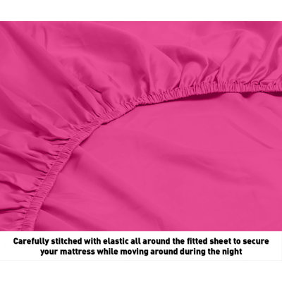 Ensemble de draps en micro-fibre