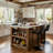 Brinitta Modern Swivel Adjustable Height Bar Stools, Leather Barstools Kitchen Island Counter Stool-1699460767