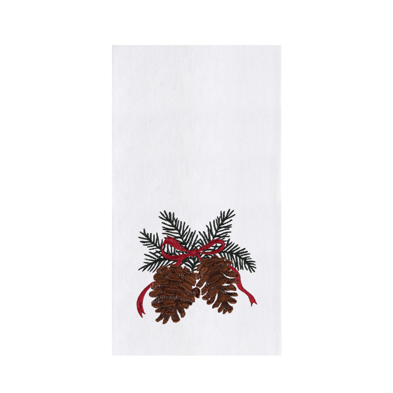 Serviette de Noël Pinecones & Bow