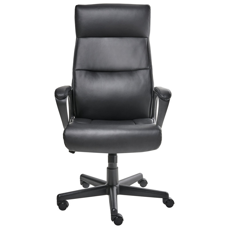 Executive Chair with Headrest, Black