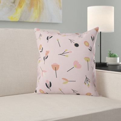 Coussin décoratif fleurs d’été mareike boehmer scandinave