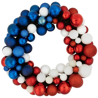 Faux Fir Plastic 22'' Wreath