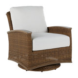Outdoor Astoria Swivel Glider Wicker Chair with Cushions