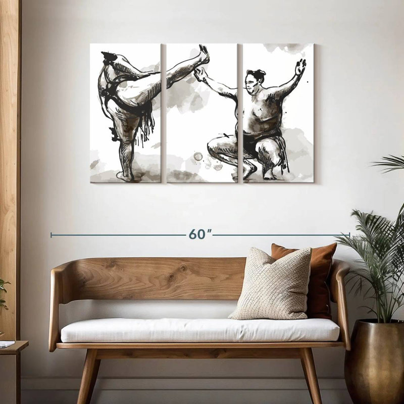 Sumo, 28" H x 45" W