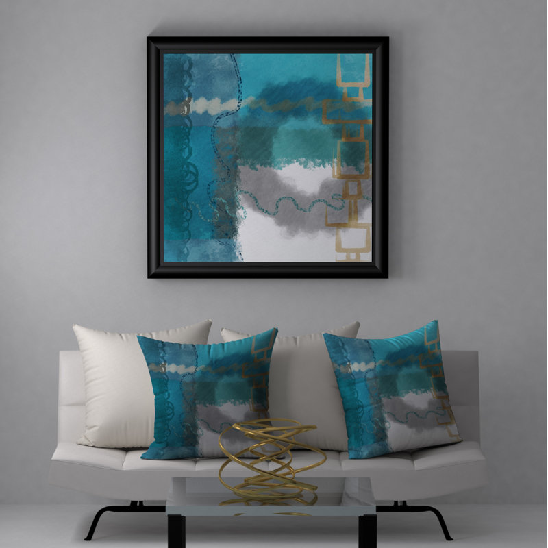  Housse de coussin carré et insert, 18" H x 18" W