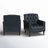 Annja 32" W Tufted Genuine Leather Armchair-80015534