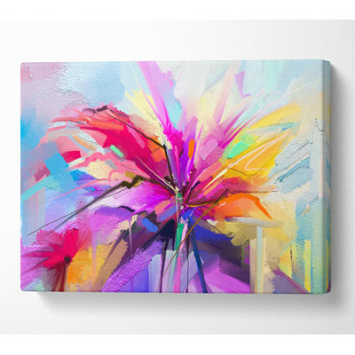 Fractal Flower - Wrapped Canvas Print