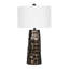 1 light bronze table lamp
