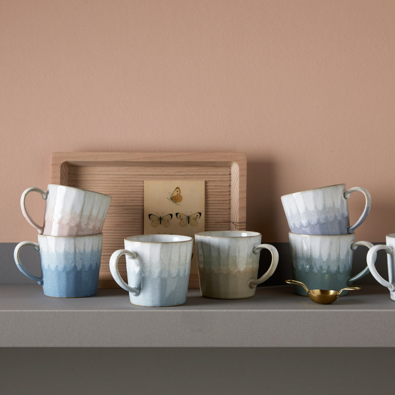 Reactive Lilac Mug, Grey