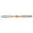 Wood 2 Blade Airplane Propeller Brown Wall Decor with Aviation Detailing