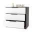 Commode 3 tiroirs, plateau supérieur-708225759