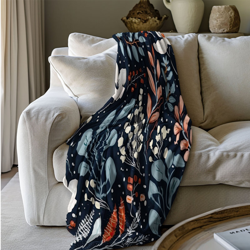 Throw Blanket, 50" W x 60" L