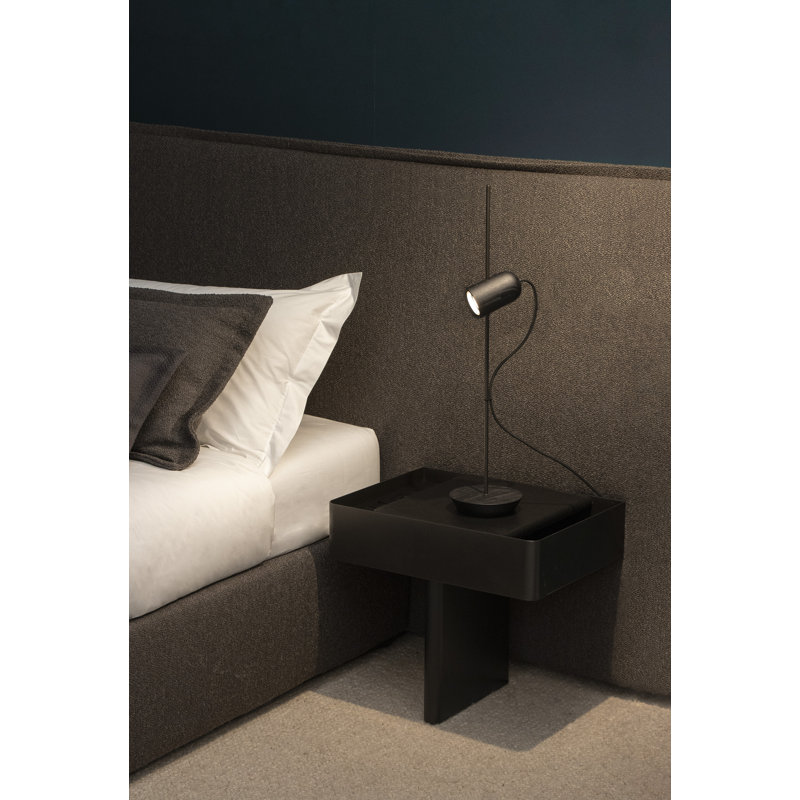 Onfa Table Lamp, Graphite/Oak, Oak
