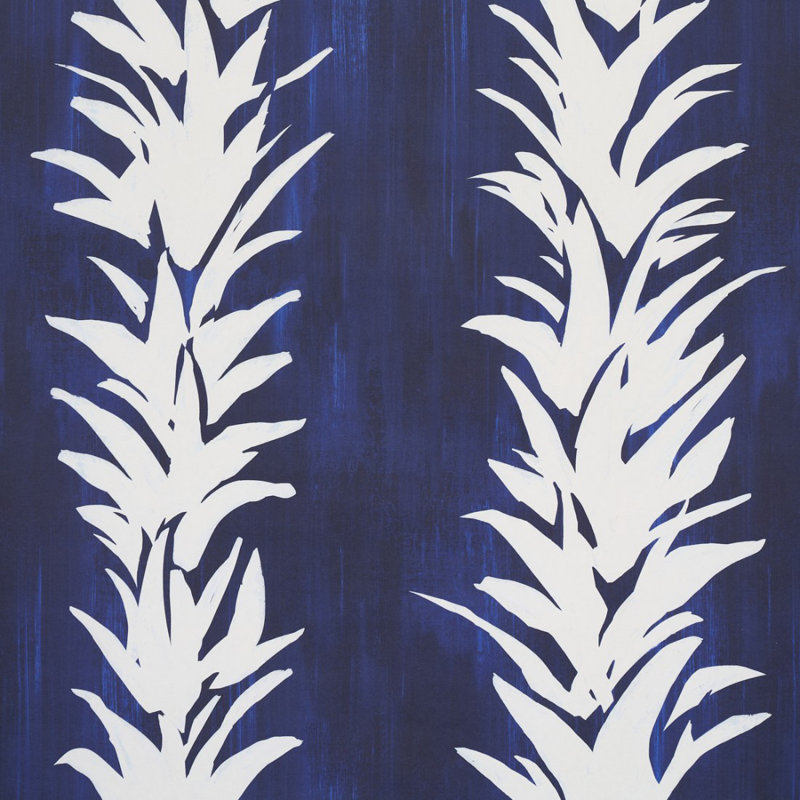 Papier peint Schumacher x Backdrop, Cobalt, Papier