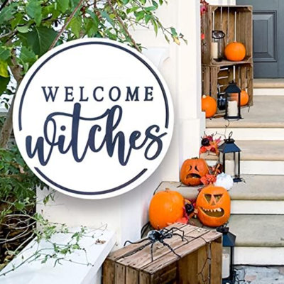 Figurine murale en bois Halloween