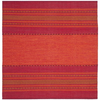 Bokard Hand Woven Cotton Striped Rug