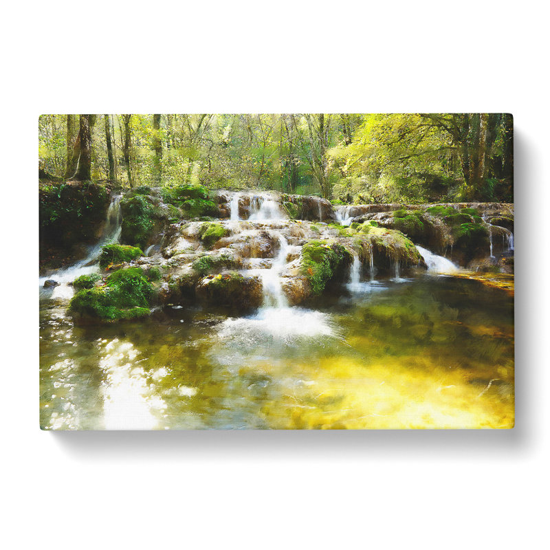Forest Stream Vol.2 - Wrapped Canvas, 35cm H x 50cm W x 3cm D