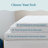 Lucid Comfort Collection 4” Bamboo Charcoal and Gel Memory Foam Mattress Topper-97749776