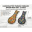 Multicolore ensemble de repose-cuillère en céramique fabriqué à la main