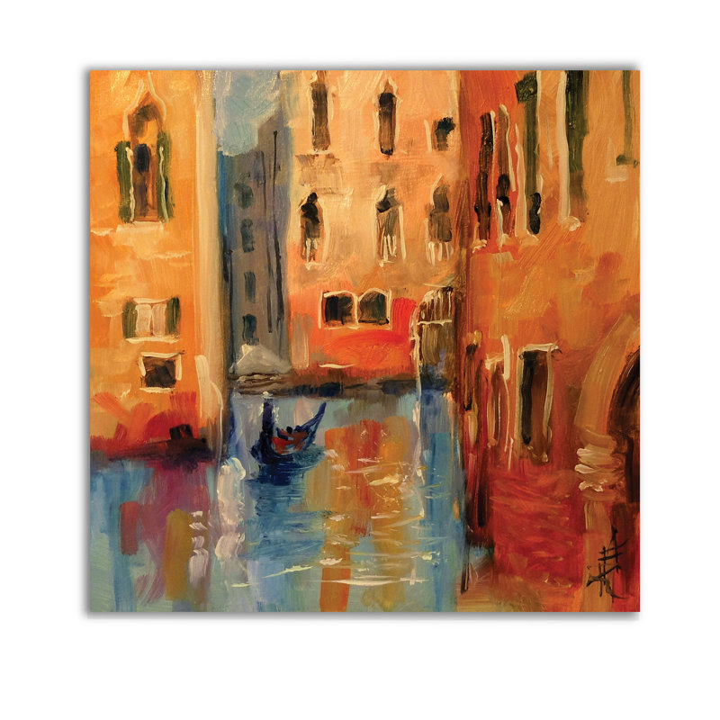 Toile tendue venice ii-gallery, H 40 po x l 40 po x P 1,5 po