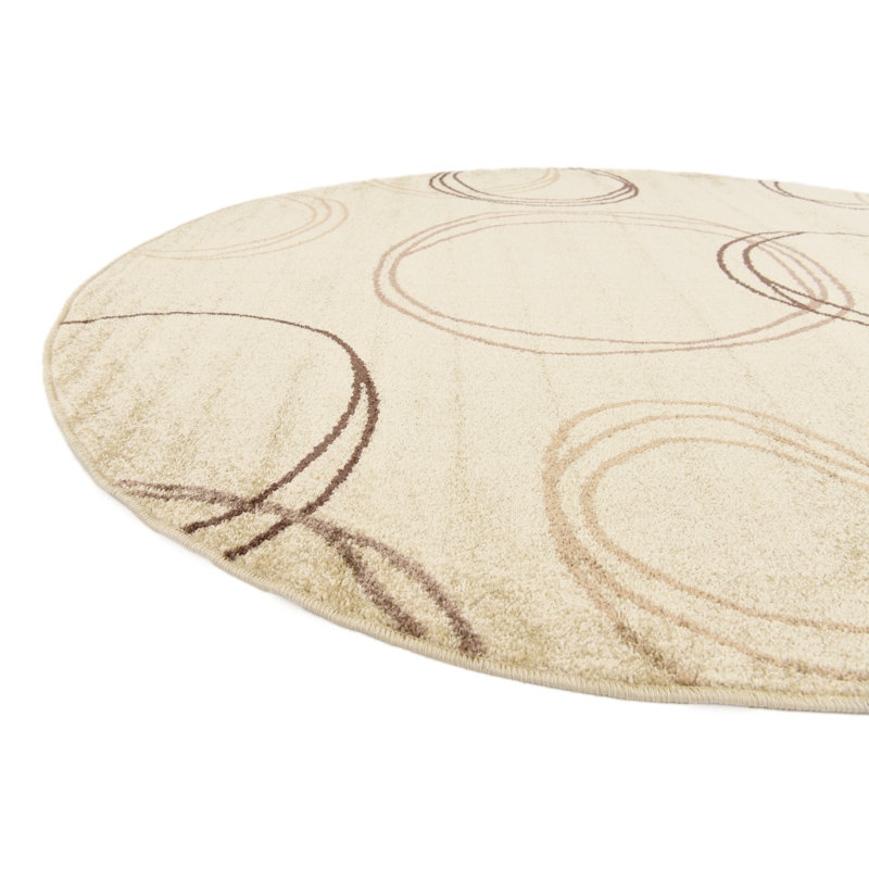 Jachim Abstract Indoor Rug, Round 7'10"