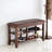 Two-Tier Entryway Shoe Bench With Adjustable Shelves-1834045049