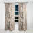 Minimalism White And Grey Cherry Blossom III - Traditional Velvet Curtain - Room Darkening - 1 panel-107826569